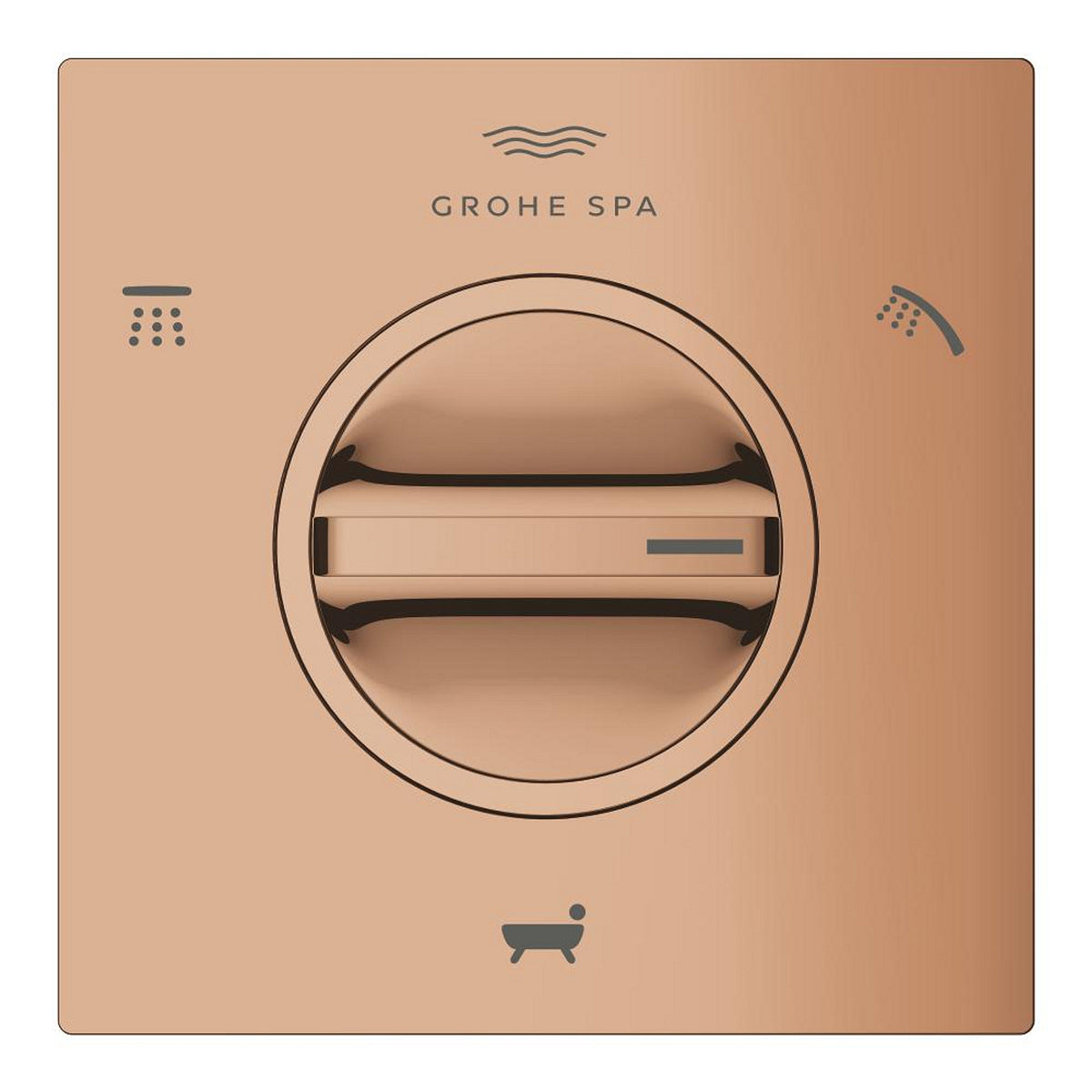 Grohe Allure 3 Yönlü Yönlendirici (Sıva Üstü Grubu), Bakır - Ürün Görseli