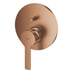 Grohe Lineare Ankastre Banyo/Duş Bataryası (Sıva Üstü Grubu), 2 Yollu, Fırçalı Bakır - Ürün Görseli
