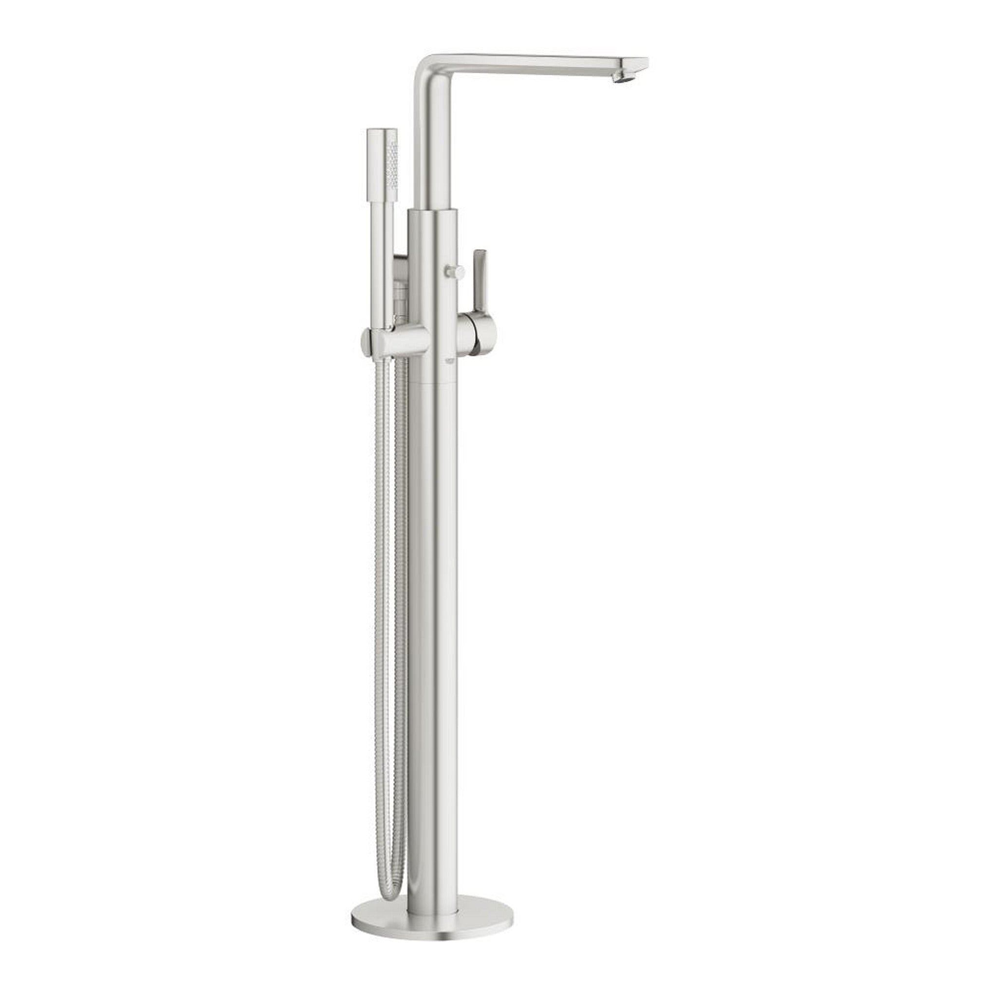Grohe Lineare Ankastre Yerden Küvet Bataryası (Sıva Üstü Grubu), Paslanmaz Çelik - Ürün Görseli