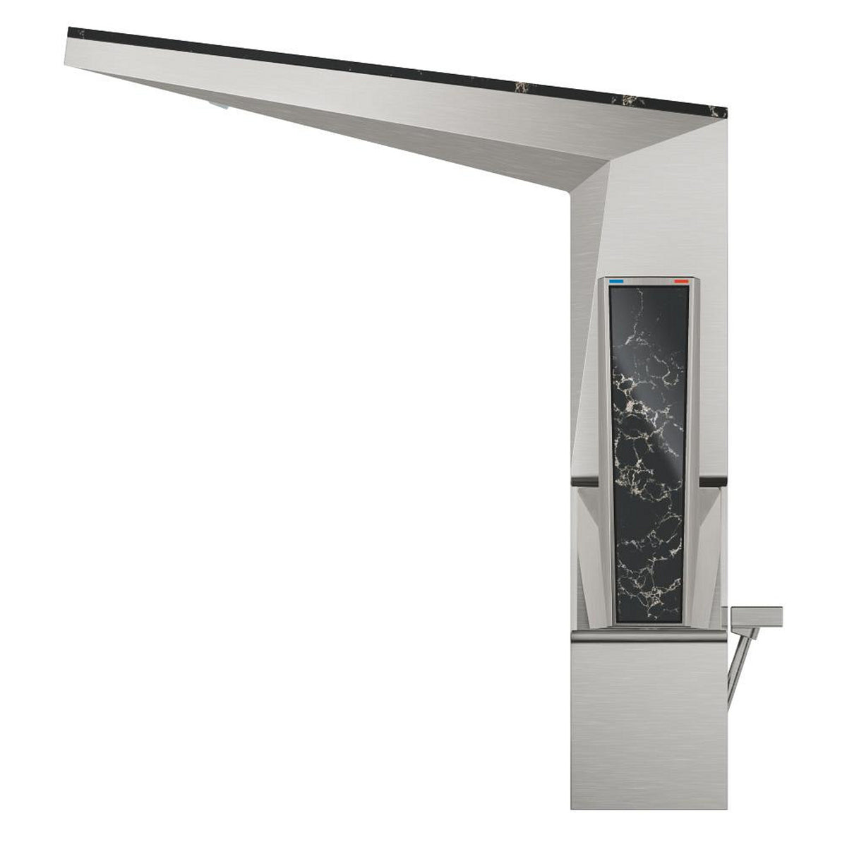 Grohe Allure Brilliant Private Collection L-Boy Sifon Kumandalı Yüksek Lavabo Bataryası, Paslanmaz Çelik - Ürün Görseli