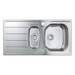 Grohe K200 Damlalıklı 1,5 Gözlü Eviye, Paslanmaz Çelik (96,5x50 cm) - Ürün Görseli