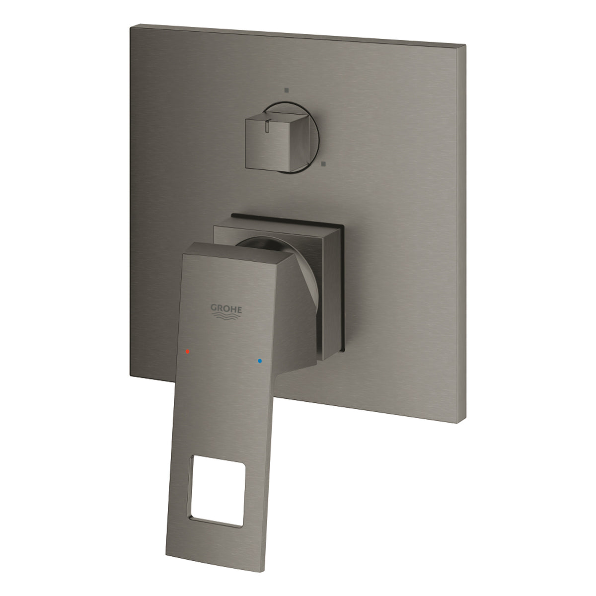 Grohe Eurocube Ankastre Banyo Bataryası (3 Yollu, Sıva Üstü Grubu), Fırçalı Sert Grafit - Ürün Görseli