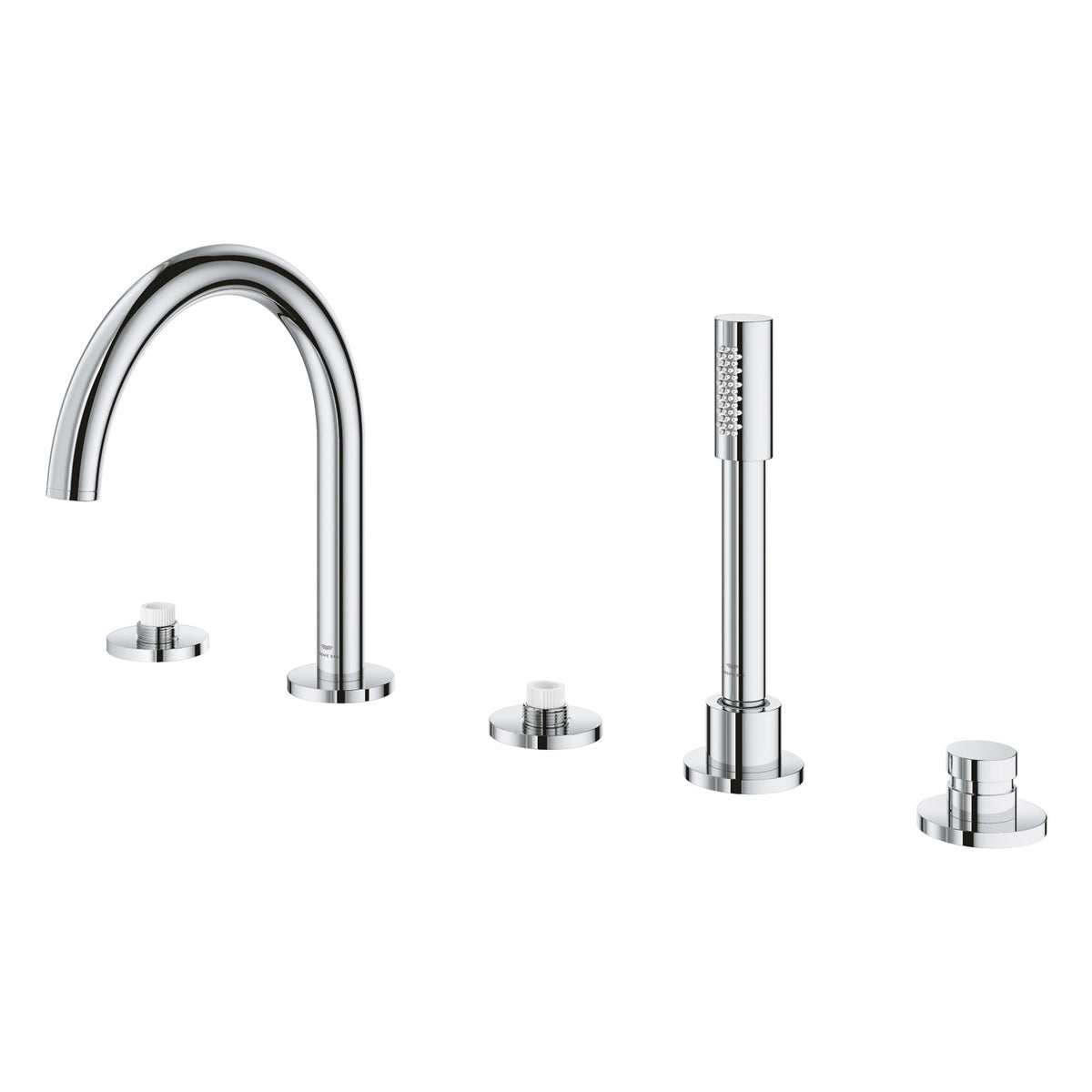 Grohe Atrio Private Collection 5 Delikli Ankastre Küvet Bataryası (Sıva Üstü Grubu) - Ürün Görseli