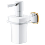 Grohe Grandera Seramik Sıvı Sabunluk Ve Tutacağı, Krom-Altın - Ürün Görseli