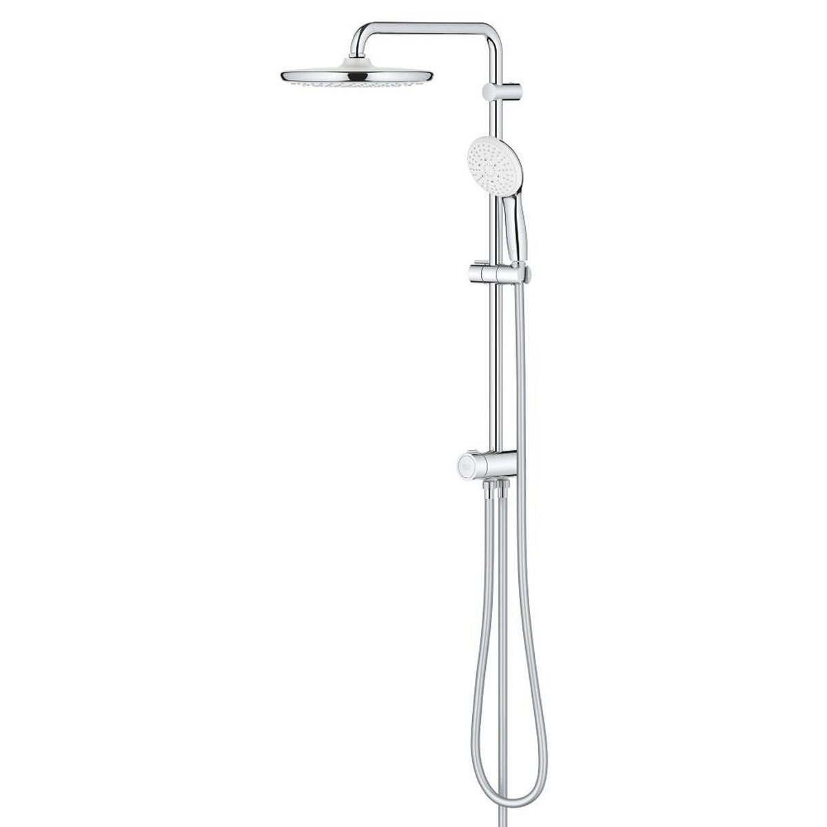 Grohe Tempesta System 250 Duvara Monte Duş Sistemi, Yön Değiştiricili, Krom-Beyaz - Ürün Görseli