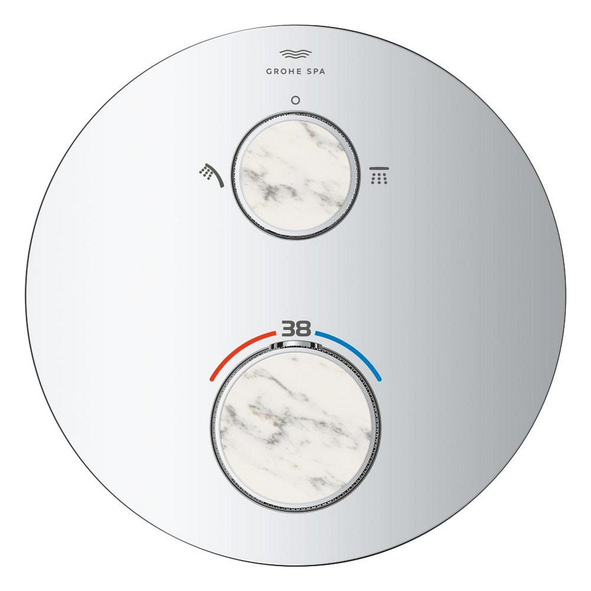Grohe Atrio Private Collection Ankastre Termostatik Banyo Bataryası (2 Yollu, Sıva Üstü Grubu) - Ürün Görseli