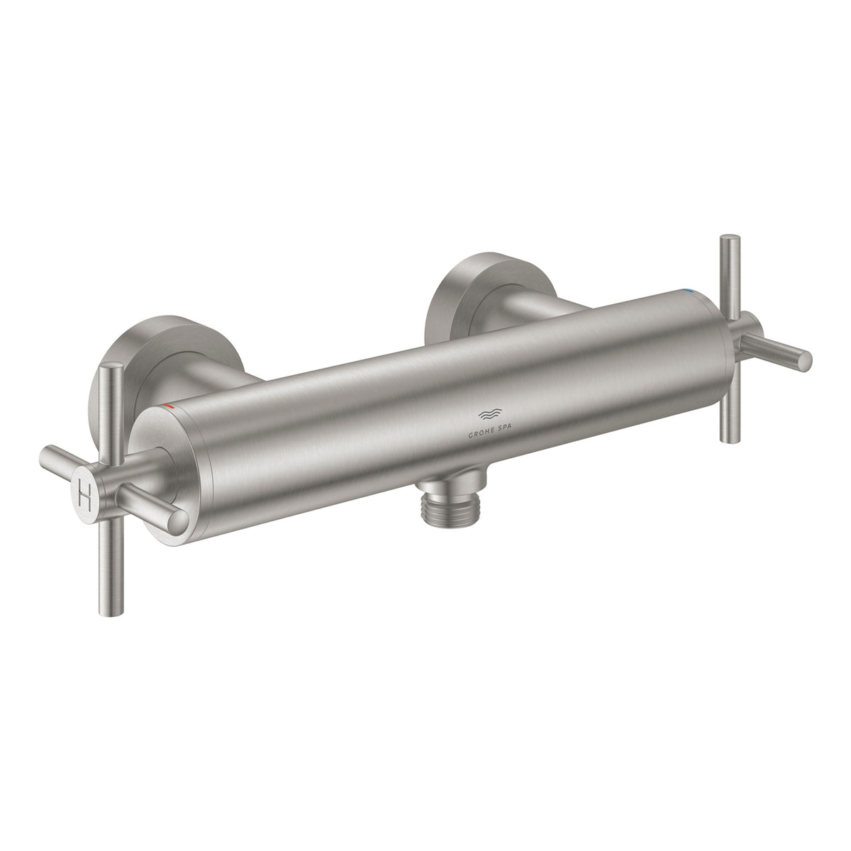 Grohe Atrio Duş Bataryası (4 Çubuklu Volan), Paslanmaz Çelik - Ürün Görseli