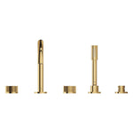 Grohe Atrio Private Collection 5 Delikli Ankastre Küvet Bataryası (Sıva Üstü Grubu), Altın - Ürün Görseli