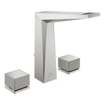 Grohe Allure Brilliant Private Collection L-Boy, 3 Delikli Lavabodan Ankastre Lavabo Bataryası, Sifon Kumandalı, Paslanmaz Çelik - Ürün Görseli
