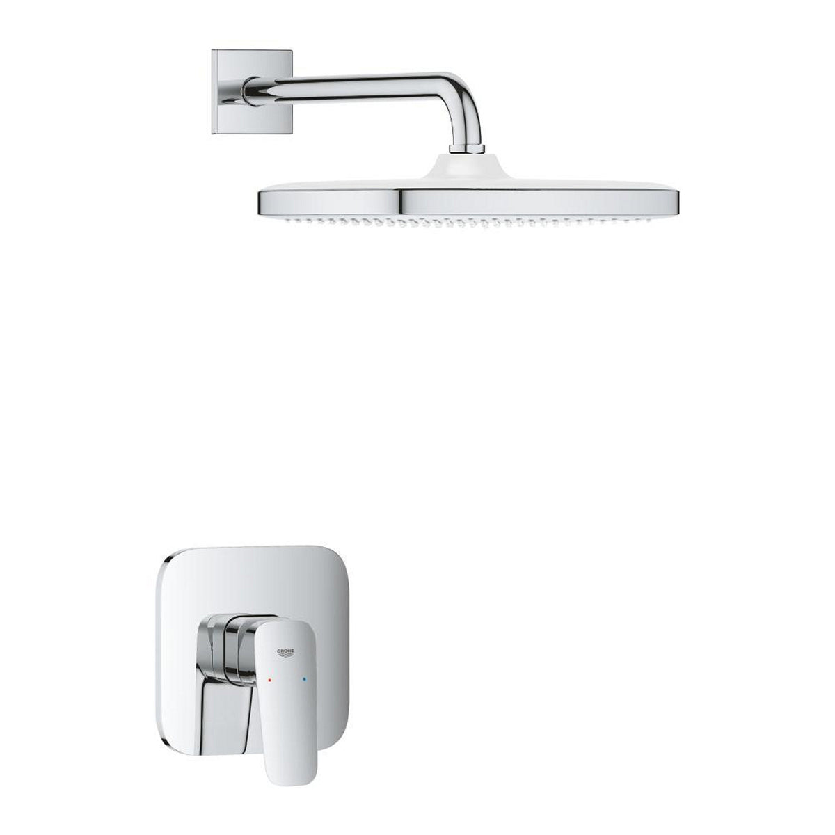 Grohe Cubeo Ankastre Duş Bataryası ve Tepe Duşu Seti - Ürün Görseli