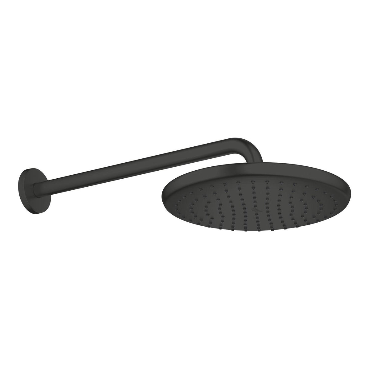 Grohe Tempesta 250 Yuvarlak Tepe Duşu Tek Akışlı, 25 cm (Duvardan Dirsek Dahil), Mat Siyah - Ürün Görseli