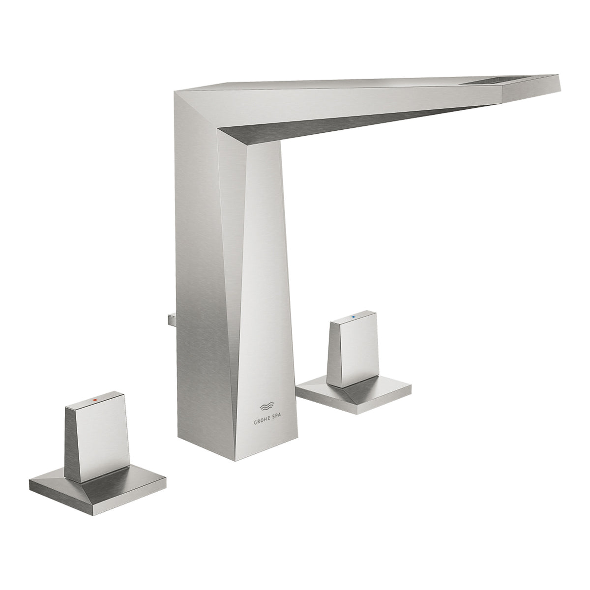 Grohe Allure Brilliant L-Boy, 3 Delikli Lavabodan Ankastre Lavabo Bataryası, Sifon Kumandalı, Paslanmaz Çelik - Ürün Görseli