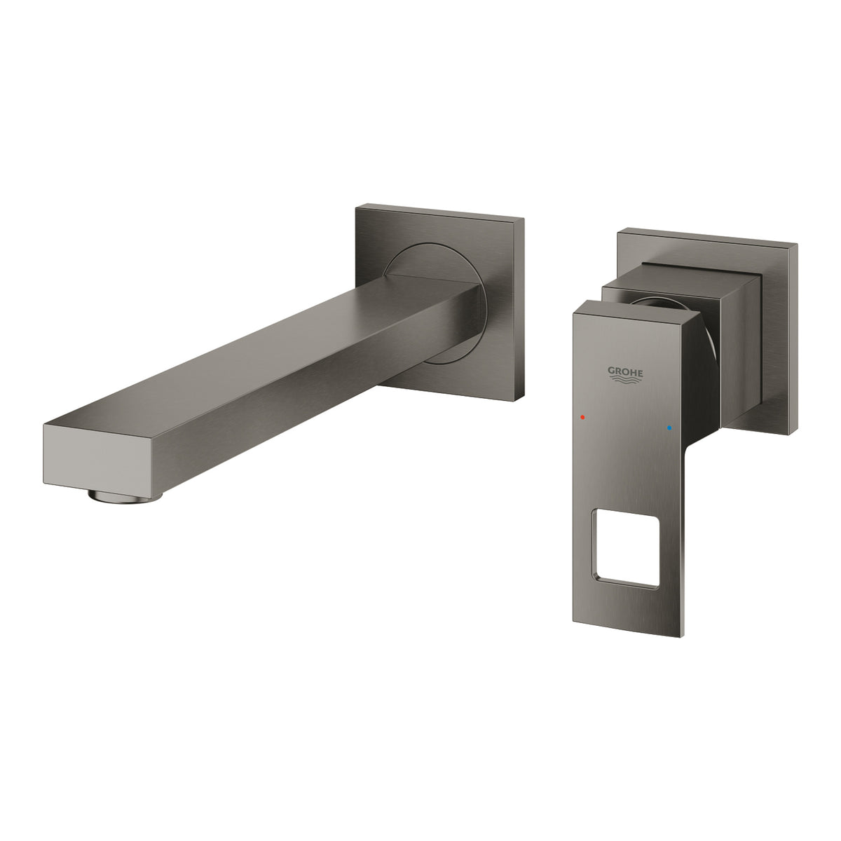 Grohe Eurocube Ankastre Lavabo Bataryası (Sıva Üstü Grubu), Fırçalı Sert Grafit - Ürün Görseli