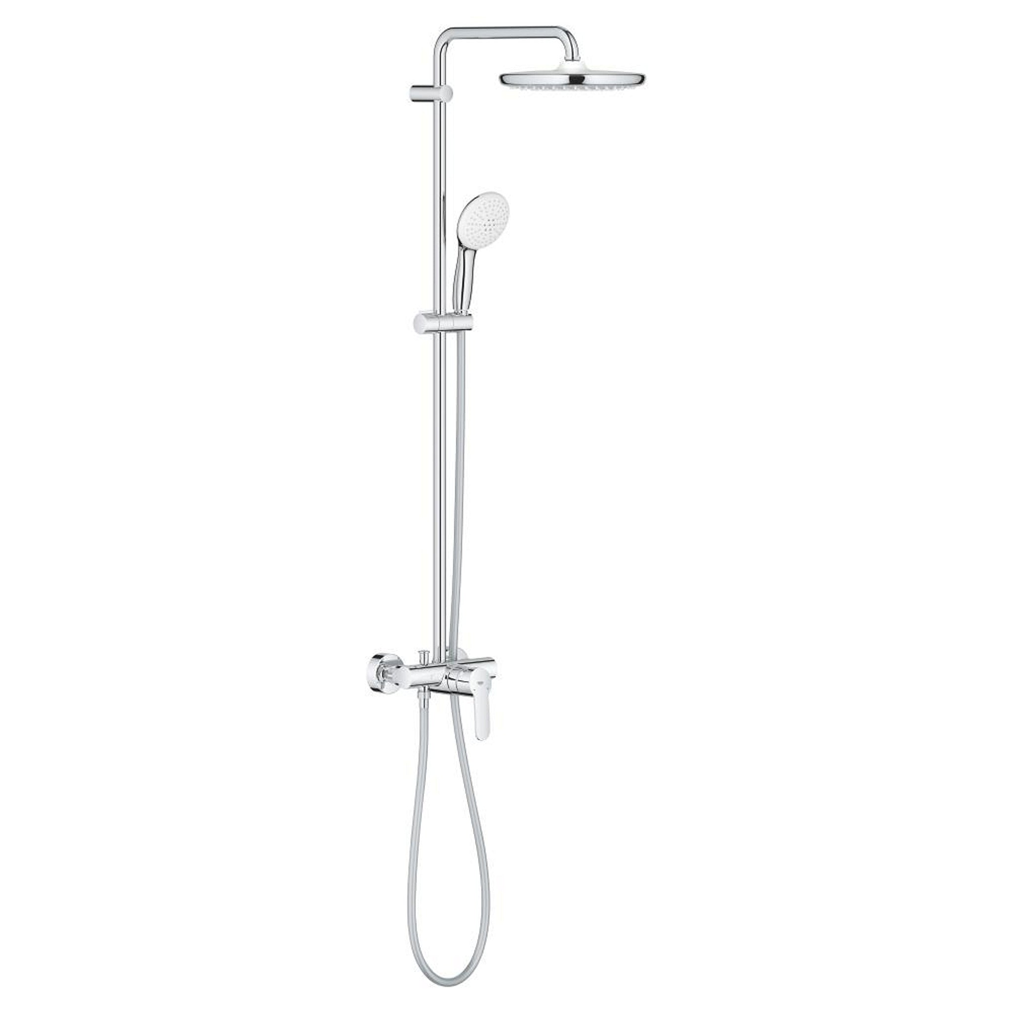 Grohe Tempesta System 250 Duvara Monte Duş Bataryalı Duş Kolonu, Krom-Beyaz - Ürün Görseli