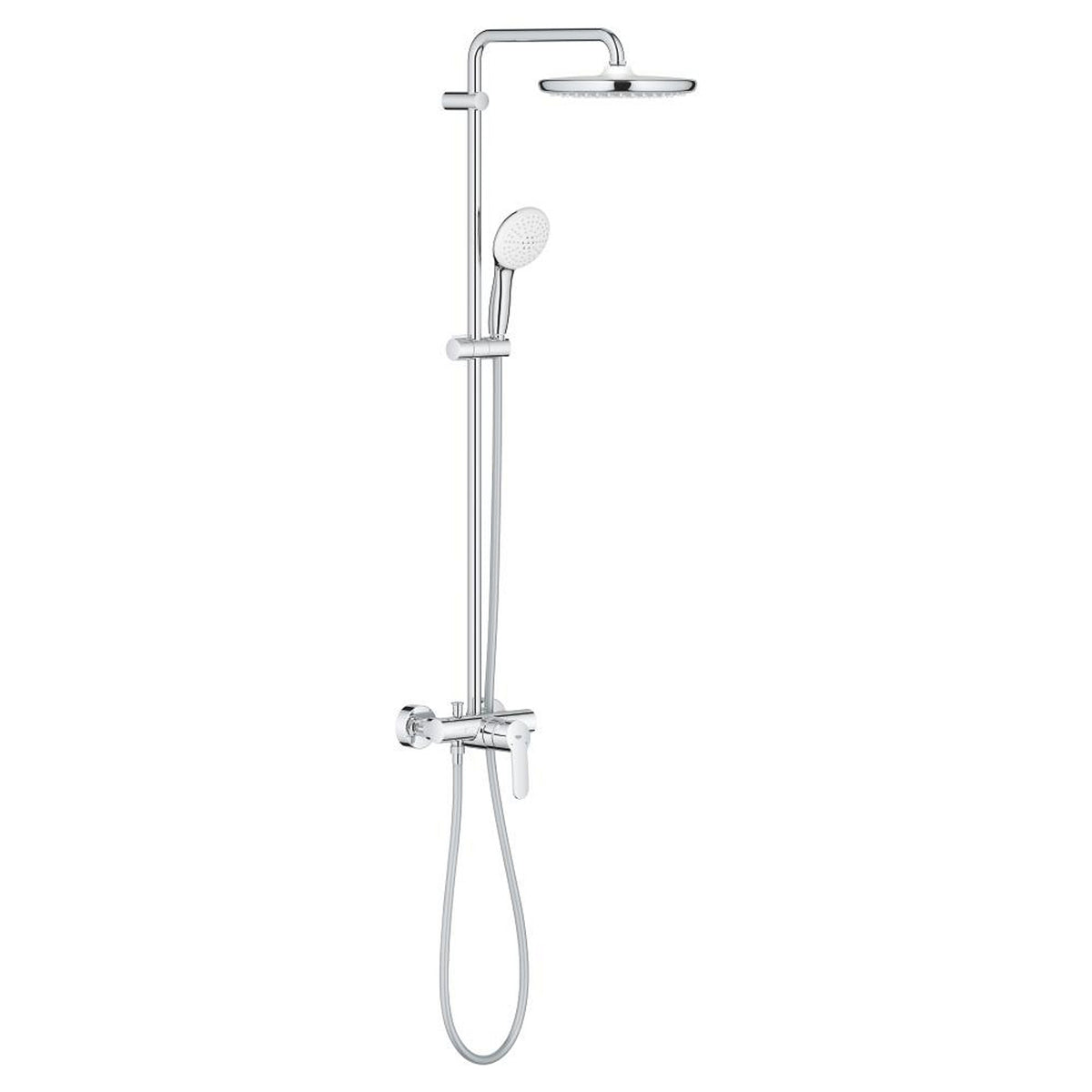 Grohe Tempesta System 250 Duvara Monte Duş Bataryalı Duş Kolonu, Krom-Beyaz - Ürün Görseli