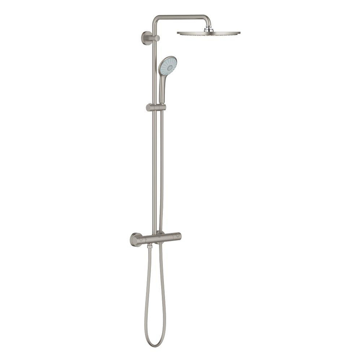 Grohe Euphoria System 310 Duvara Monte Termostatik Bataryalı Duş Kolonu, Paslanmaz Çelik - Ürün Görseli
