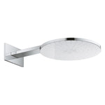 Grohe Rainshower Aqua Yuvarlak Tepe Duşu Seti, 36 cm, 2 Akışlı, Krom-Ay Beyazı - Ürün Görseli