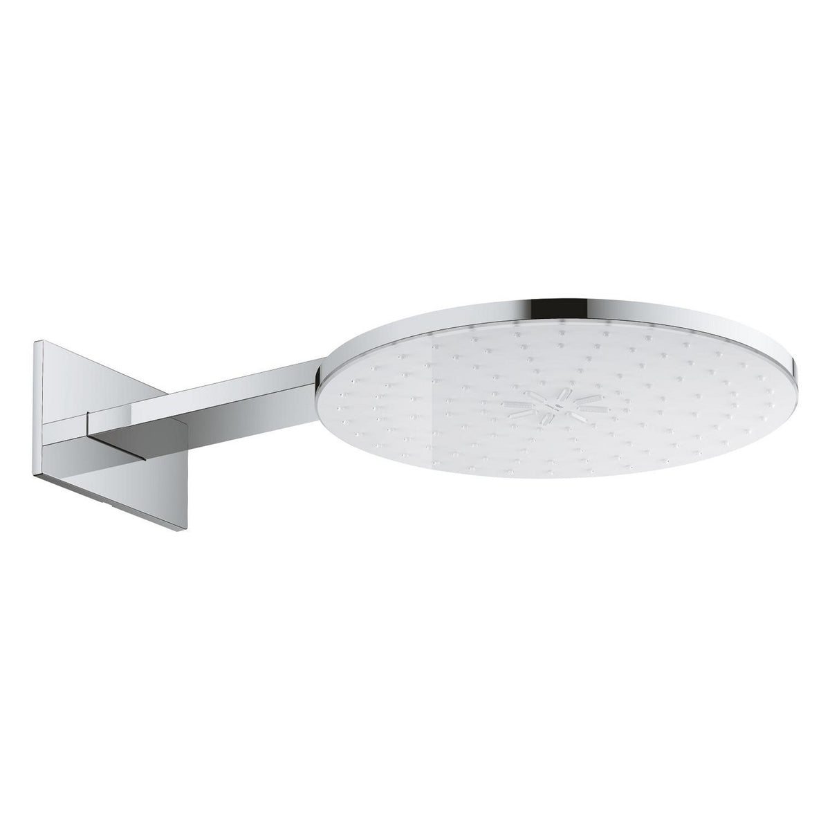 Grohe Rainshower Aqua Yuvarlak Tepe Duşu Seti, 36 cm, 2 Akışlı, Krom-Ay Beyazı - Ürün Görseli