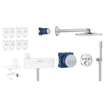 Grohe Purefoam SmartControl Ankastre Duş Seti, Krom-Beyaz (Su ve Sabun Püskürtmeli El Duşu) - Ürün Görseli