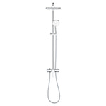 Grohe Tempesta System 250 Cube Kare Tepe Duşlu Duvara Monte Duş Bataryalı Duş Kolonu, Krom-Beyaz - Ürün Görseli