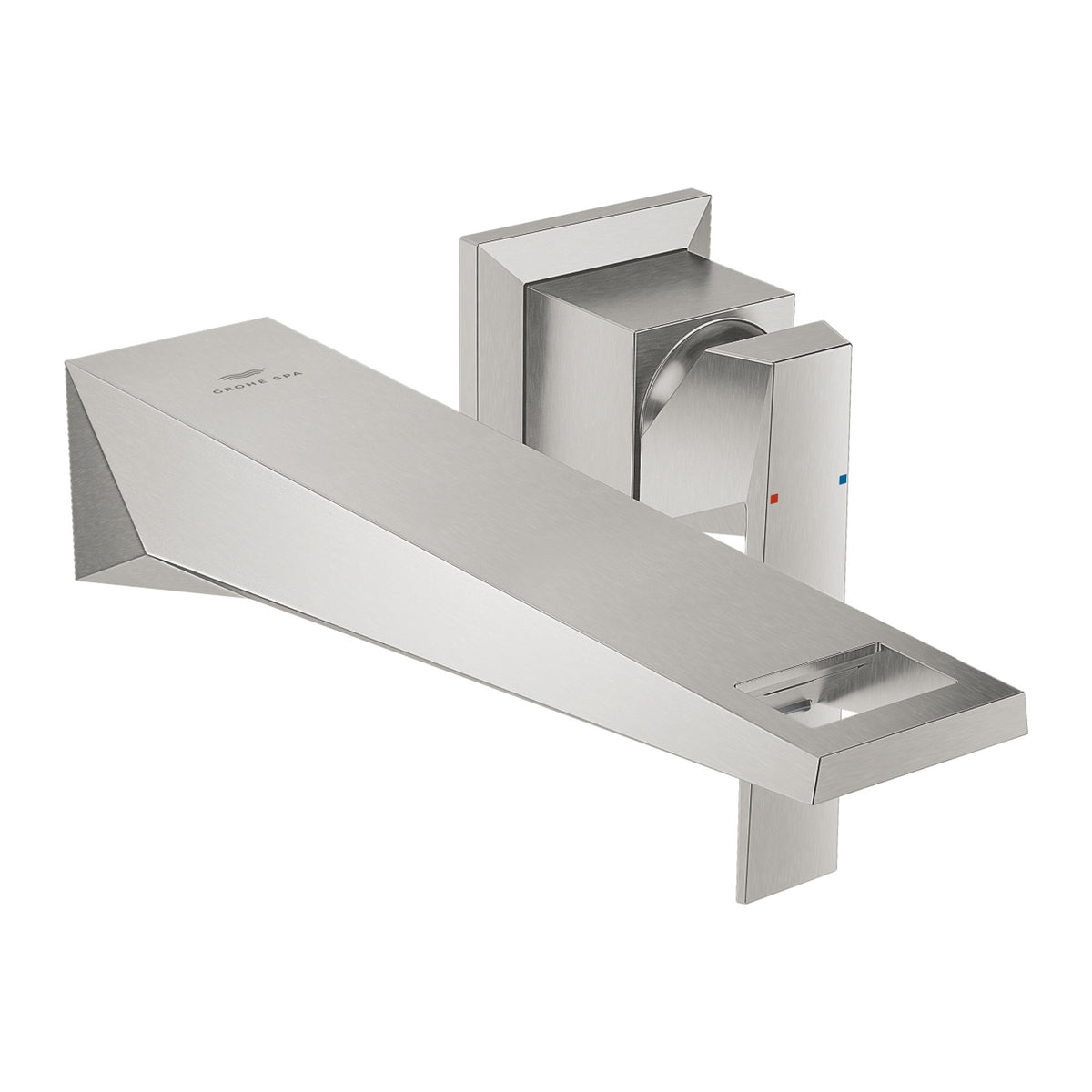Grohe Allure Brilliant Duvardan Ankastre (L-Boy) Lavabo Bataryası (Sıva Üstü Grubu), Paslanmaz Çelik - Ürün Görseli
