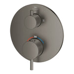 Grohe Atrio Termostatik Banyo/Duş Bataryası (Sıva Üstü Grubu), 2 Yollu, Fırçalı Sert Grafit - Ürün Görseli
