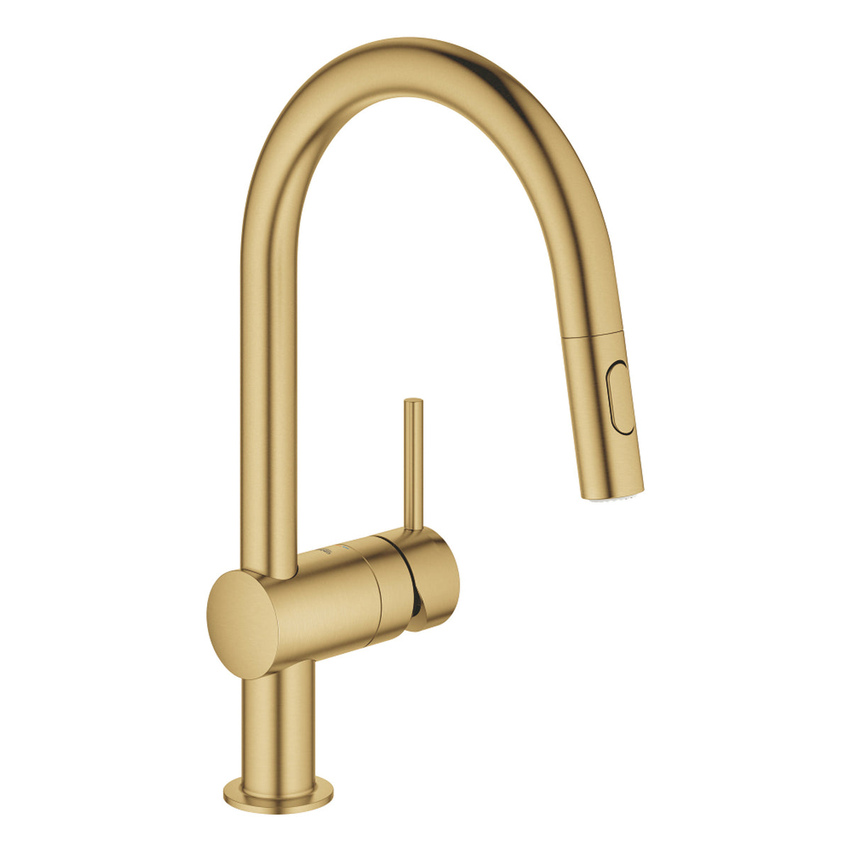 Grohe Minta Spiralli Eviye Bataryası, Fırçalı Altın - Ürün Görseli