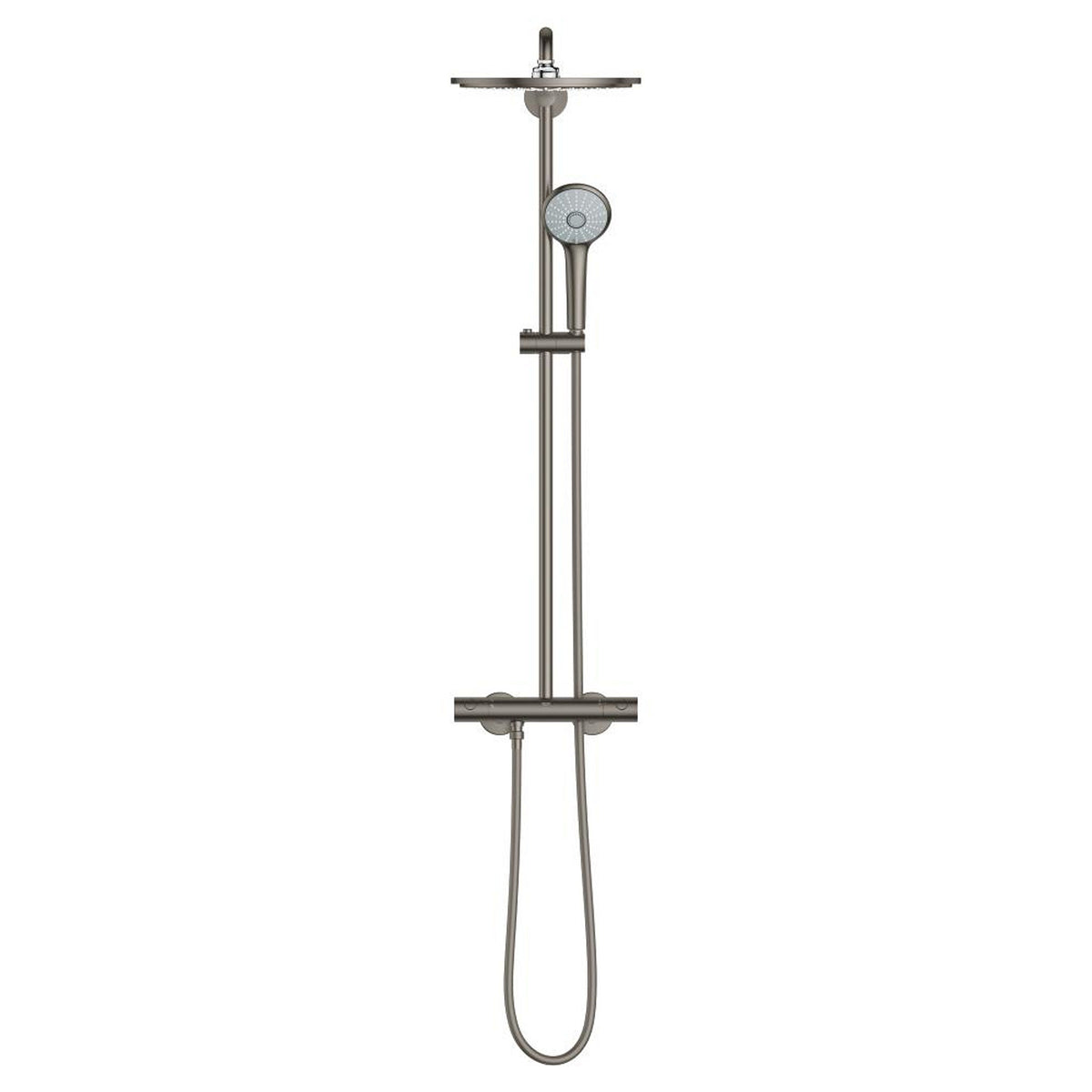 Grohe Euphoria System 310 Duvara Monte Termostatik Duş Bataryalı Duş Sistemi, Fırçalı Sert Grafit - Ürün Görseli