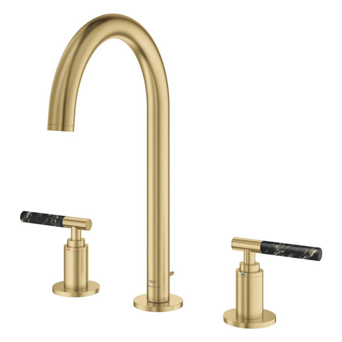 Grohe Atrio Private Collection 3 Delikli Ankastre Sifon Kumandalı Lavabo Bataryası (L-Boy), Fırçalı Altın - Ürün Görseli