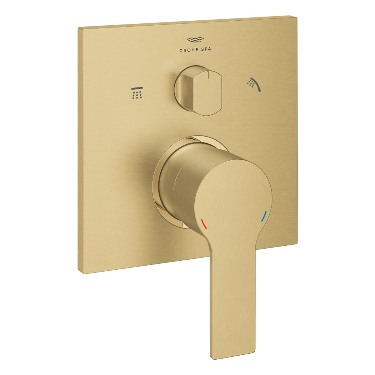 Grohe Allure Ankastre Banyo Bataryası (3 Yollu, Sıva Üstü Grubu), Fırçalı Altın - Ürün Görseli