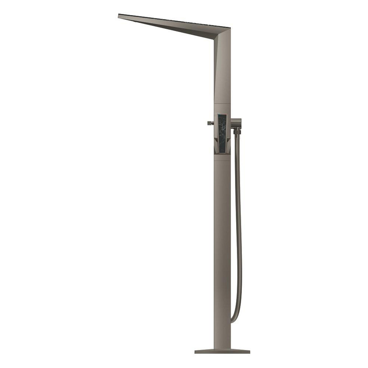 Grohe Allure Brilliant Private Collection Yerden Küvet Bataryası, Fırçalı Sert Grafit - Ürün Görseli