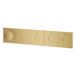Grohe Grohtherm Aqua Tiles SmartControl Termostatik Ankastre Banyo Bataryası, 3 Çıkışlı, Fırçalı Altın (Sıva Üstü Grubu) - Ürün Görseli