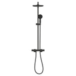 Grohe Tempesta System 250 Duvara Monte Termostatik Bataryalı Duş Kolonu, Mat Siyah - Ürün Görseli