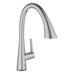 Grohe Zedra Touch Elektronik Spiralli Eviye Bataryası, Paslanmaz Çelik - Ürün Görseli