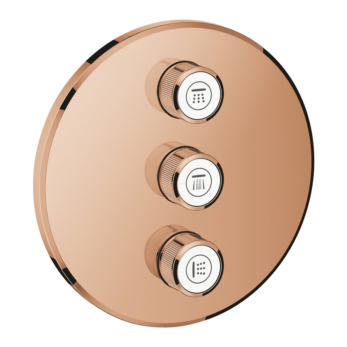 Grohe SmartControl Akış Kontrollü Ankastre Yönlendirici (3 Yollu, Sıva Üstü Grubu), Bakır - Ürün Görseli