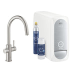 Grohe Blue Home Arıtmalı İçme Suyu ve Soda Yapan Spiralli Eviye Bataryası, Paslanmaz Çelik - Ürün Görseli