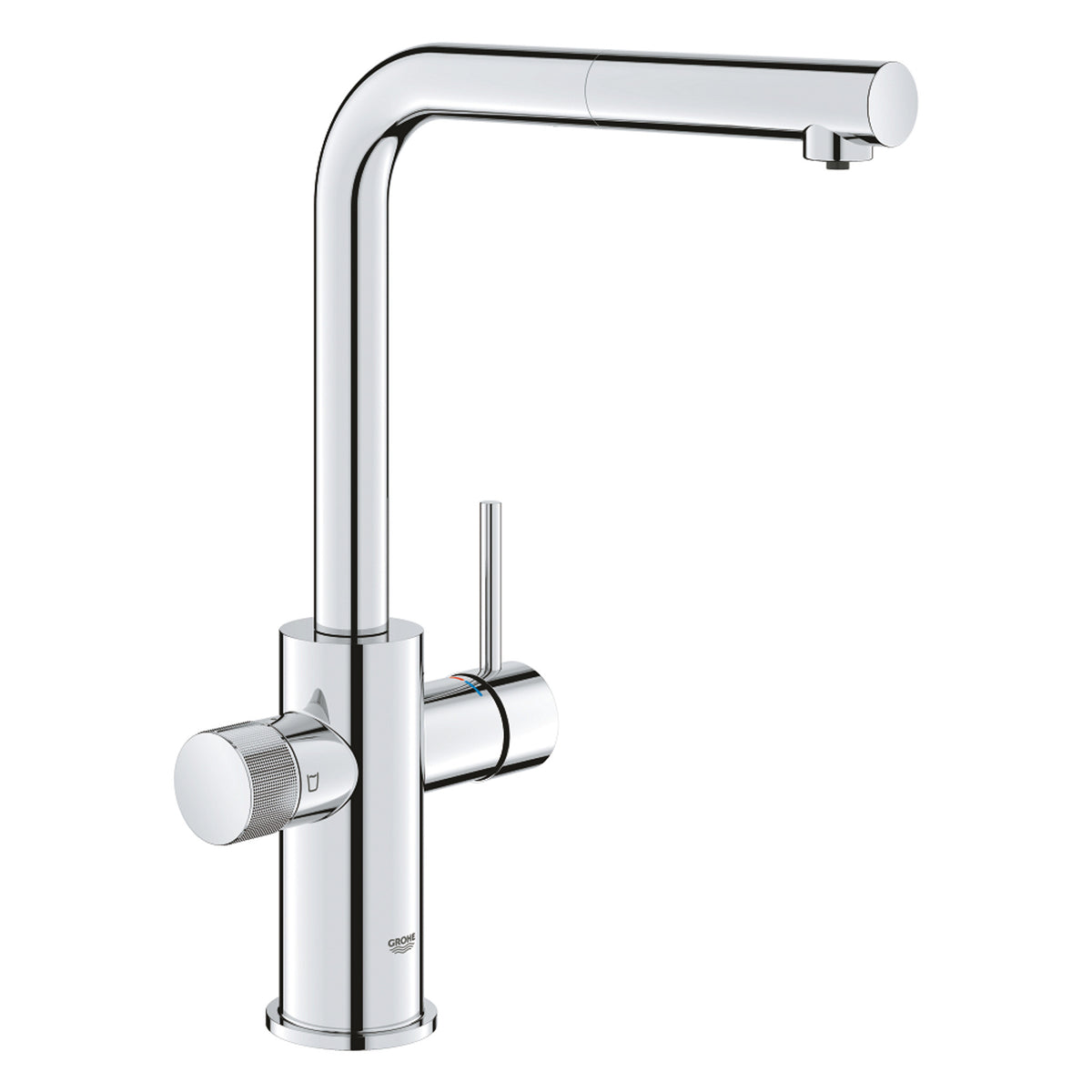 Grohe Blue Pure Minta Arıtma Çıkışlı Spiralli Eviye Bataryası - Ürün Görseli