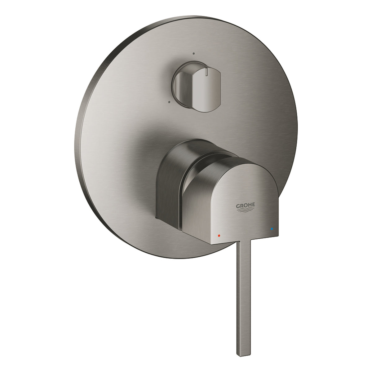 Grohe Plus Ankastre Banyo Bataryası (3 Yollu, Sıva Üstü Grubu), Fırçalı Sert Grafit - Ürün Görseli