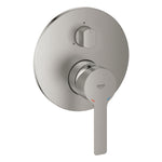 Grohe Lineare Ankastre Banyo/Duş Bataryası (Sıva Üstü Grubu), 3 Yollu, Paslanmaz Çelik - Ürün Görseli