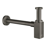 Grohe T Tipi Lavabo Sifonu, Fırçalı Sert Grafit - Ürün Görseli