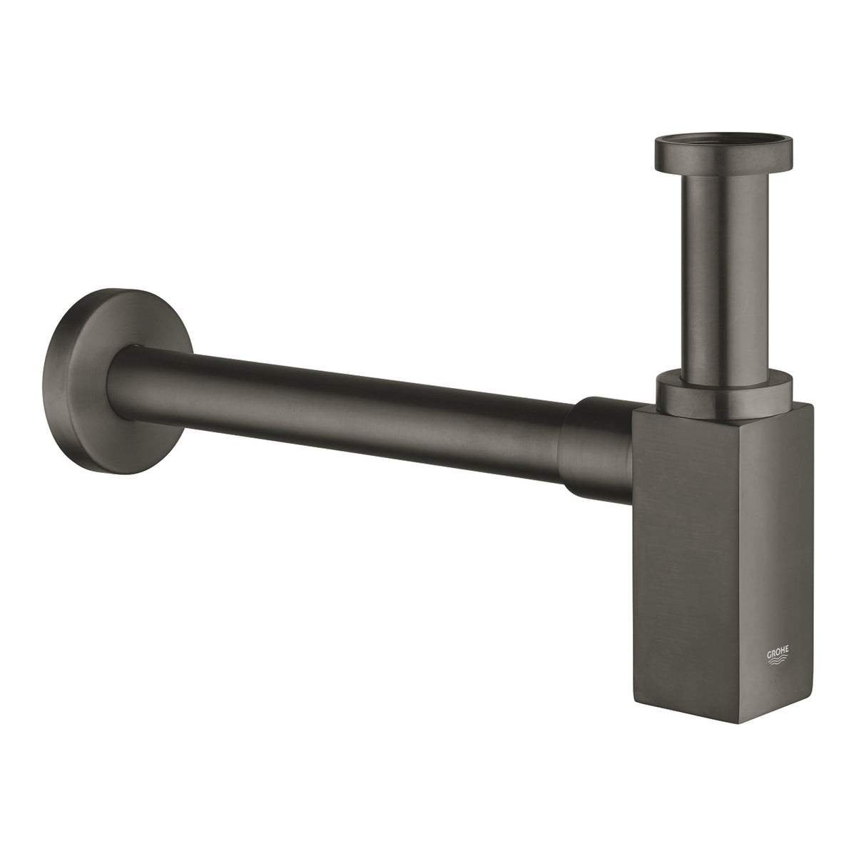Grohe T Tipi Lavabo Sifonu, Fırçalı Sert Grafit - Ürün Görseli