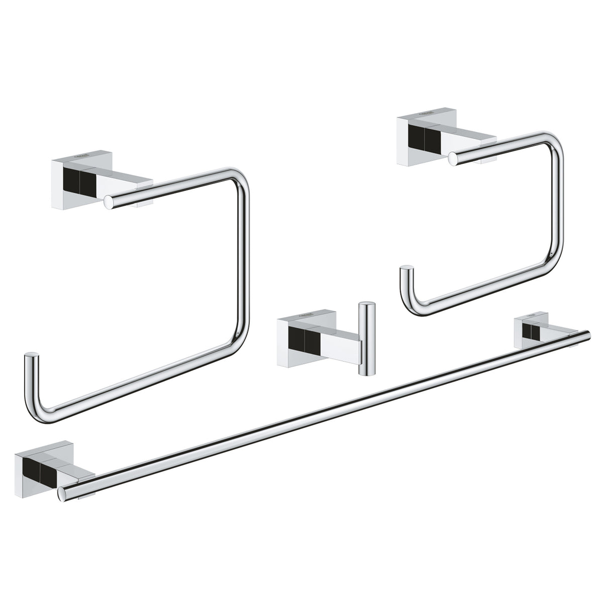 Grohe Essentials Cube Dörtlü Banyo Aksesuar Seti - Ürün Görseli