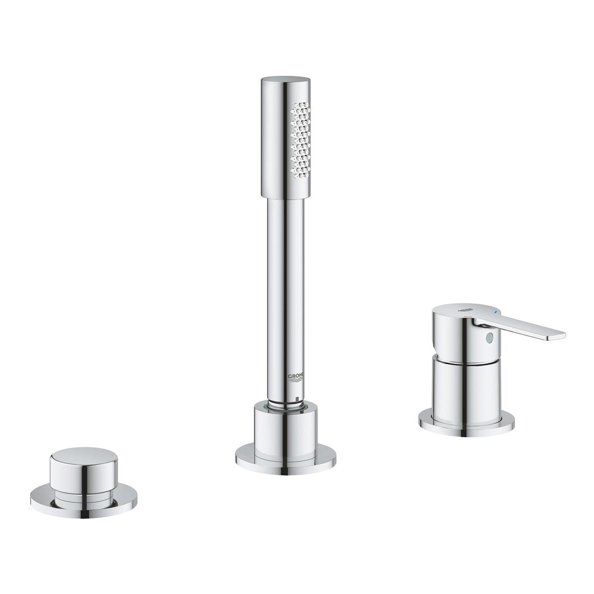 Grohe Lineare 3 Delikli Ankastre Küvet Bataryası (Sıva Üstü Grubu) - Ürün Görseli