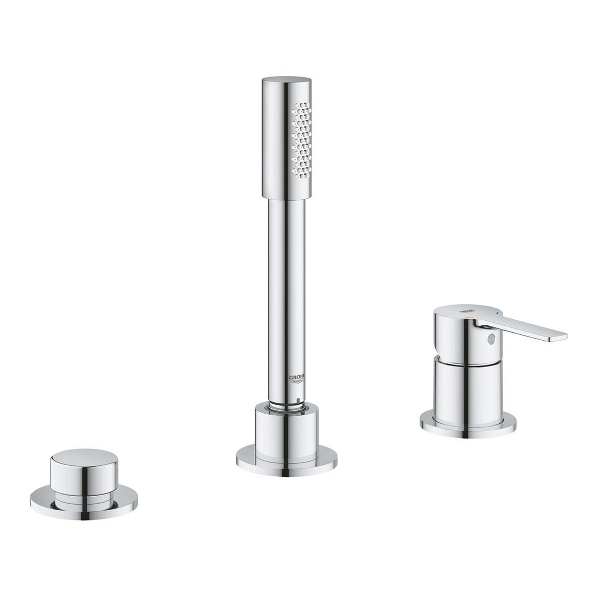 Grohe Lineare 3 Delikli Ankastre Küvet Bataryası (Sıva Üstü Grubu) - Ürün Görseli
