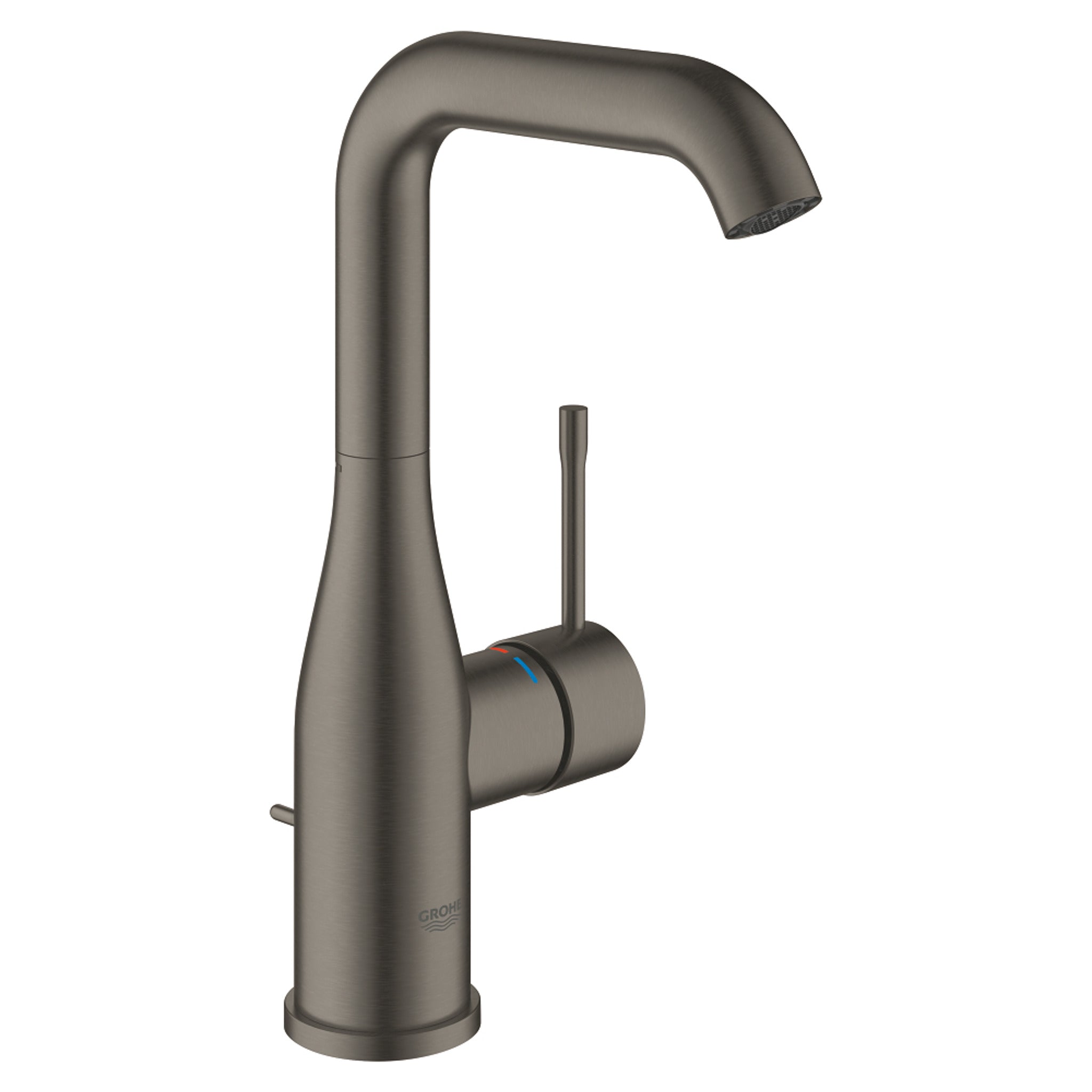 Grohe Essence Yüksek Lavabo Bataryası, Sifon Kumandalı, Fırçalı Sert Grafit - Ürün Görseli