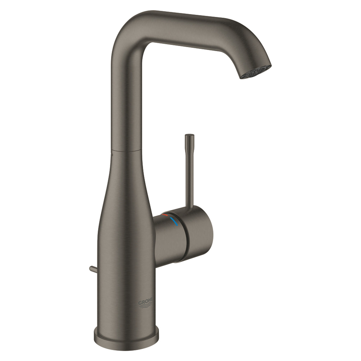 Grohe Essence Yüksek Lavabo Bataryası, Sifon Kumandalı, Fırçalı Sert Grafit - Ürün Görseli