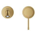 Grohe Essence Duvardan Ankastre Lavabo Bataryası L-Boyut (Sıva Üstü Grubu), İşlenmiş Fırçalı Altın - Ürün Görseli