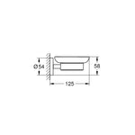 Grohe Essentials Sabunluk - Teknik Çizim