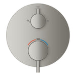 Grohe Atrio Termostatik Banyo/Duş Bataryası (Sıva Üstü Grubu), 2 Yollu, Saten Çelik - Ürün Görseli
