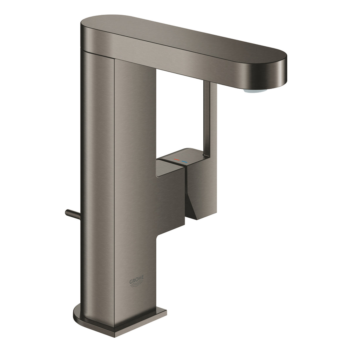 Grohe Plus Yüksek Lavabo Bataryası, Sifon Kumandalı, Fırçalı Sert Grafit (M Boy) - Ürün Görseli